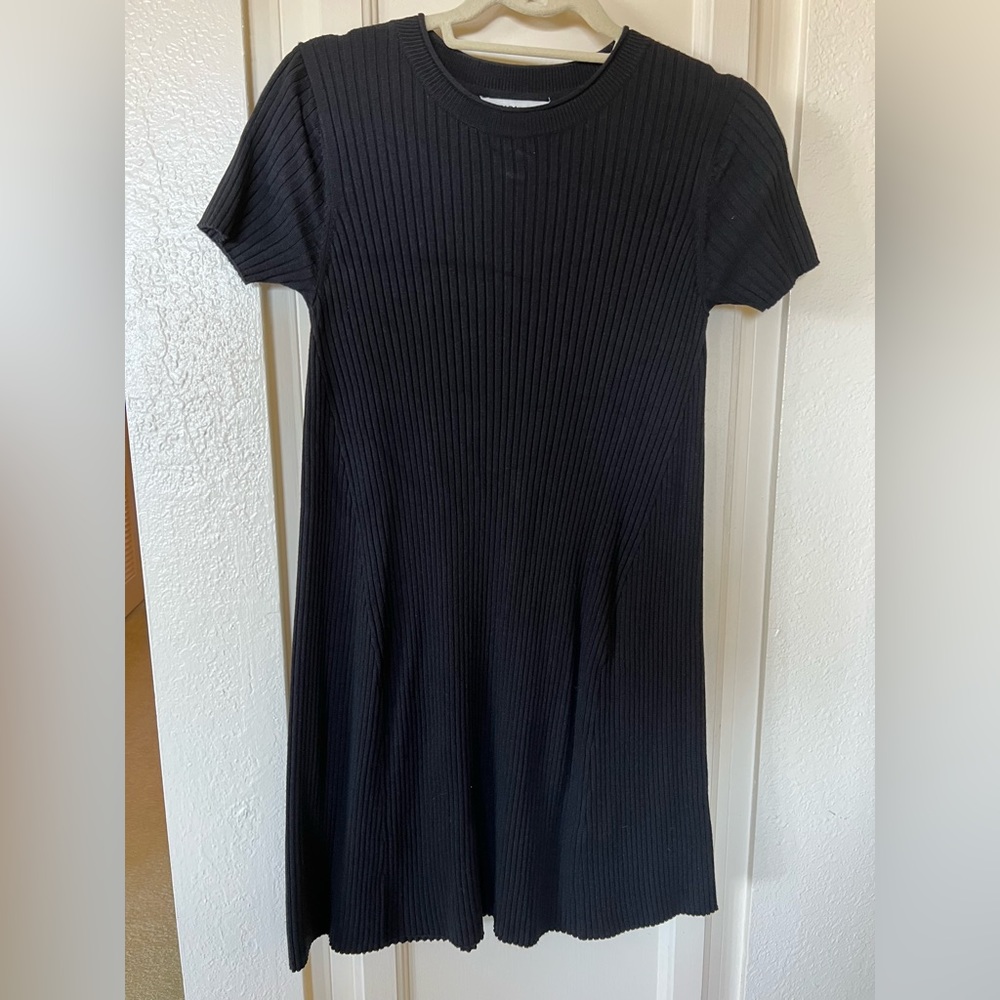 Zara Ribbed Knit Skater Dress